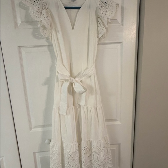 Rails Gia Belted Eyelet Midi Dress - Picture 3 of 8